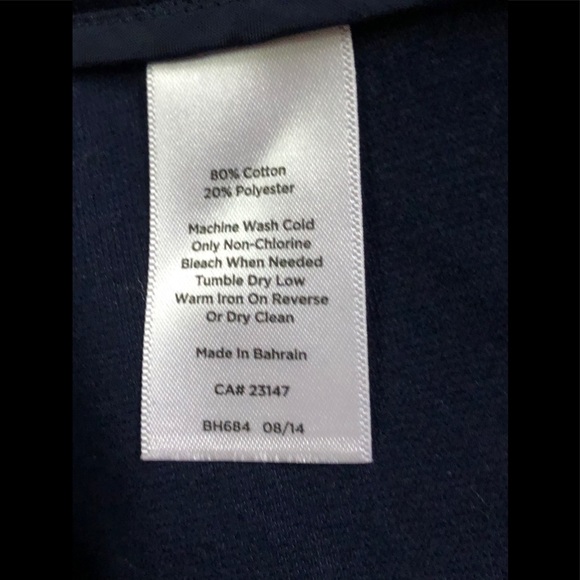 TALBOTS HERITAGE Velvet Pants Dark Navy Blue 12 WP - Picture 10 of 14